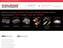 Tablet Screenshot of calradstore.com